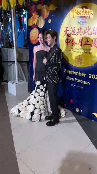 罗云熙云熙和泰国人气偶像蔡有福Daou同框?❤️?真帅气!