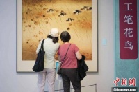 贾广健130余件花鸟画艺术精品展亮相中国国家画院