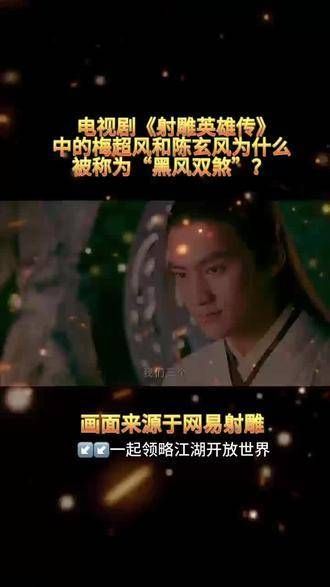 电视剧《射雕英雄传》中的梅超风和陈玄风为何被称为“黑风双煞”?