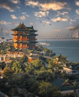 《滕王阁之秋，墨香与古韵的浪漫邂逅》