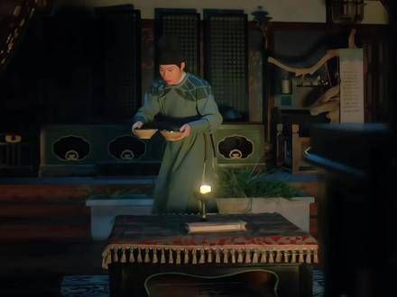 今夜月光明亮,清晰可见,院子里种了些向日葵,我煮了几碗粥