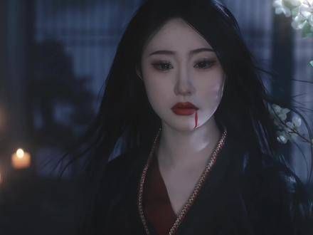 系列剧《金庸武侠世界》里,梅超风再也不能目睹桃花岛上的桃林美景了