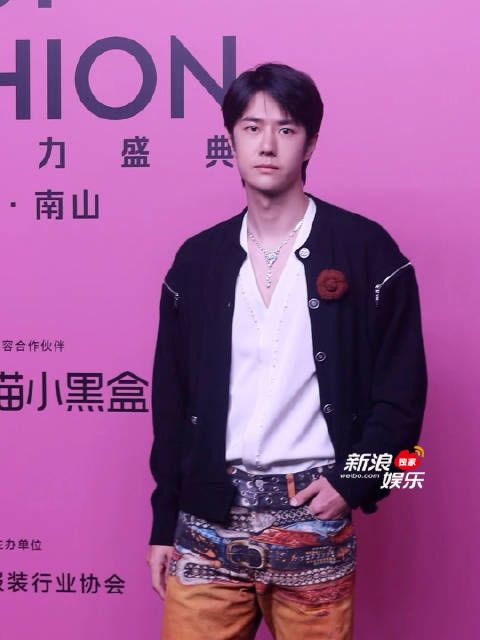 这是什么小狗,被看到心跳漏一拍 王一博民族风裤子