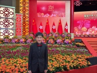 少年指挥廖偲楷精彩亮相香港国庆酒会，指挥乐团为祖国贺寿！