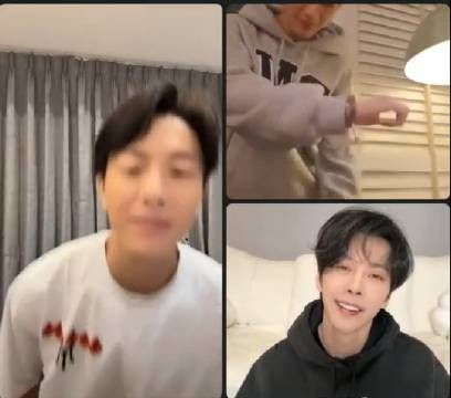 我们一家三口就是关系好啊,节目结束还有合体直播,是永远的哥哥弟弟啊…
