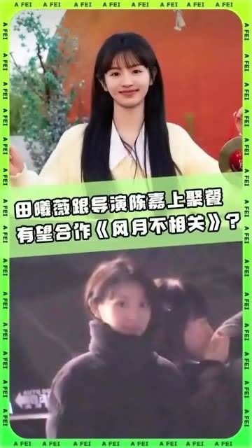 田曦薇与导演陈嘉上共进晚餐,或将携手打造《风月不相关》?