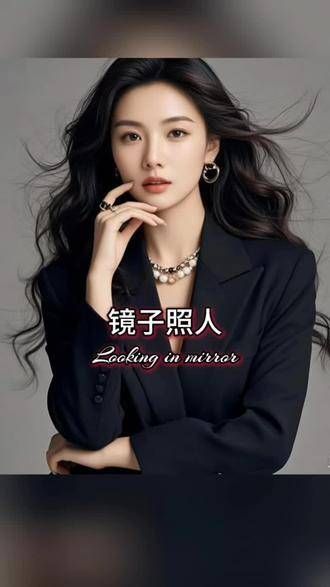 镜子映人,却映不出心,任何关系,值得便是好,无需回头望,人都会变化…