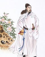 他是李白仰慕的人，李白为他写下：金龟换酒处，却忆泪沾巾