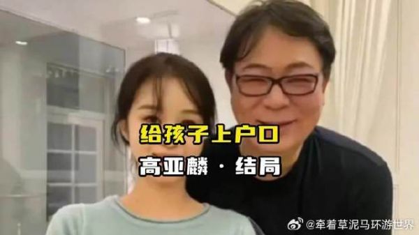 魏嘉晒高亚麟短信截图，原因竟是为了给孩子上户口，评论区炸裂！