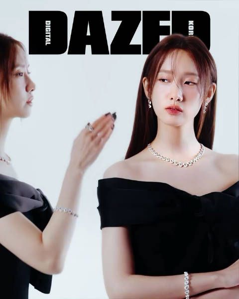 DAZED KOREA 2024年12月电子刊封面人物 林允儿 The light flowing through