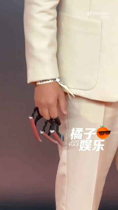 看,黄轩!那假指甲在他手上宛如精灵栖息,他佩戴后更显气质,或优雅…