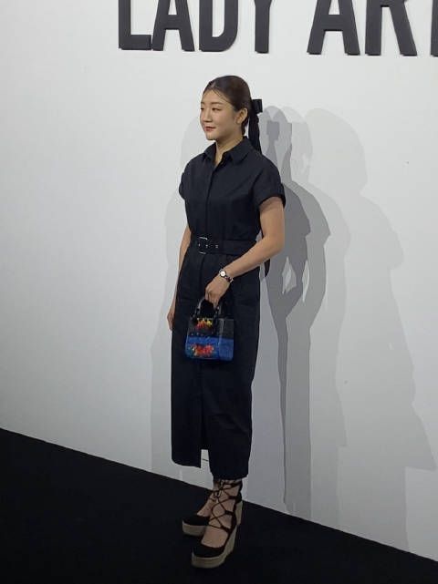 陈梦今日亮相迪奥活动 我们的奥运冠军,今天很优雅美丽