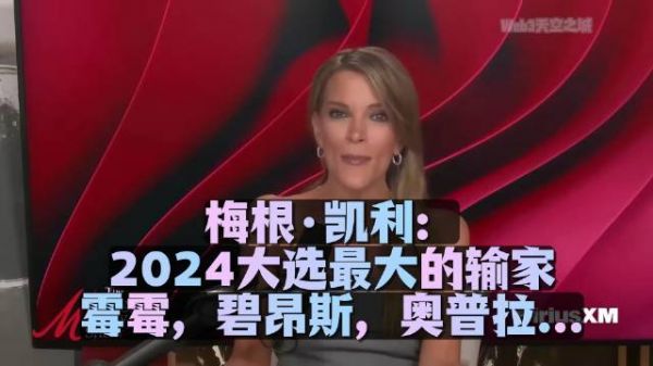梅根凯利:2024大选最大输家-霉霉,碧昂斯,奥普拉...