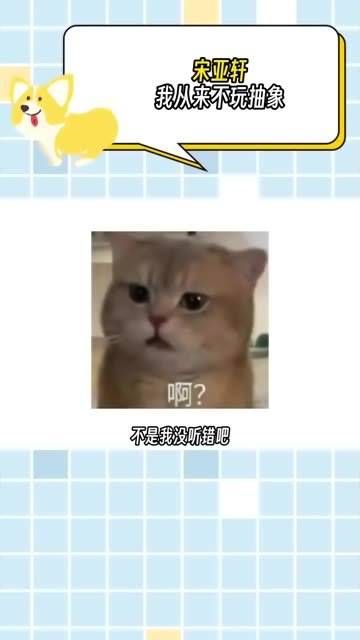 确实不玩抽象,因为抽象本身就是他的一部分, 宋亚轩
