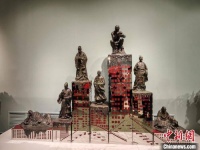 “神用象通”张国梁雕塑艺术展在山西太原开幕