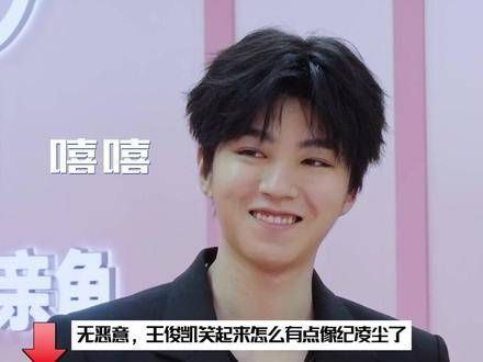 无恶意,王俊凯笑起来怎么跟纪凌尘那么像,真是挺可爱的