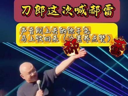 刀郎演唱会带来三高：一高嗨翻全场，二高素质徐子尧，三高郝蕾临场稳稳接住