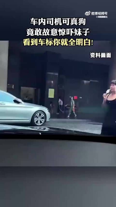 车内司机故意惊吓妹子,看到车标你就全明白