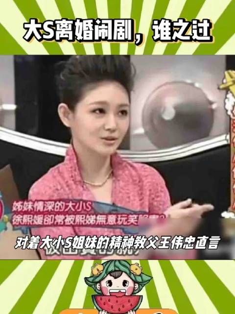 没黄春梅的推波助澜,大S的婚姻生活绝对到不了,伊能静上台北节目…
