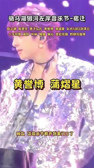 这次双沟牡丹2024宿迁骆马湖银河左岸音乐节的阵容超级强大!