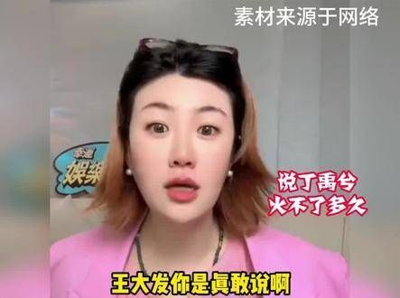 王大发直言丁禹兮热度难持久,这话也太直接了吧