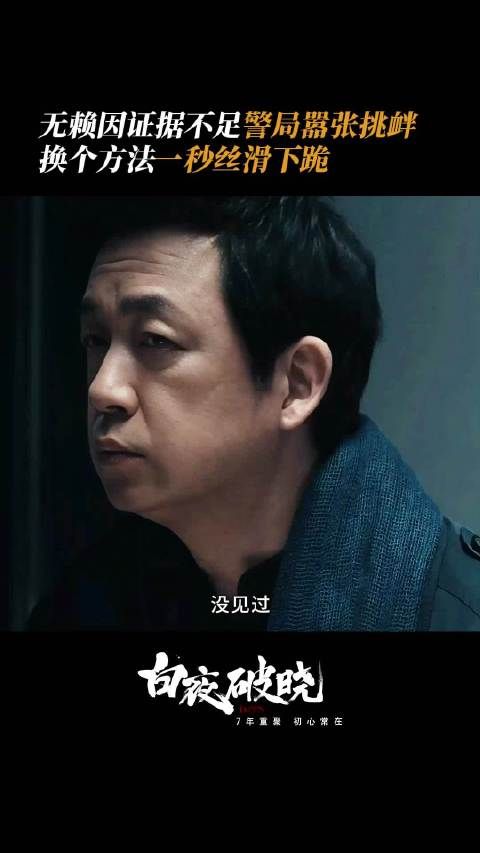 白夜破晓里这审讯三人组太逗了,周巡和徒弟审讯手段用尽了,然后关宏宇接力…