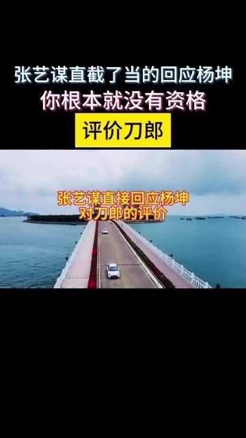 张艺谋直接回应杨坤:你根本没有资格评论刀郎