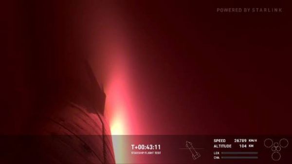 星链实时传输的画面