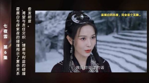 第6集 精彩片段霍展白与薛紫夜之间的争执,充满了误会与情感的纠葛