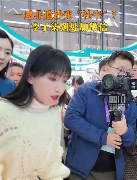李子柒到处加微信