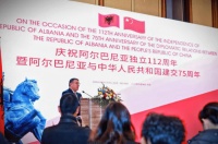 中国青年艺术家赖俊杰的个人雕塑作品展在阿尔巴尼亚共和国驻华大使馆进行展览