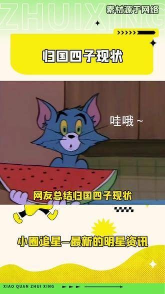 网友总结“归国四子”现状,各自发展…