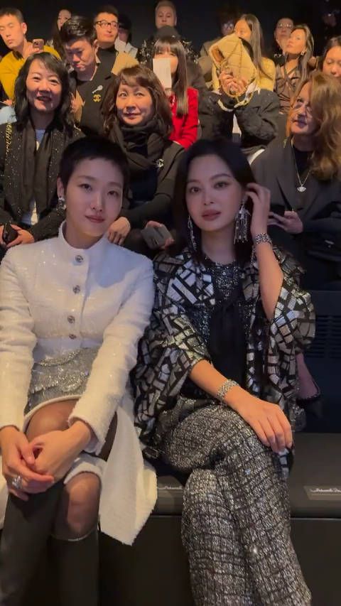 辛芷蕾金高银同框,两位都好绝,都是有独特魅力气场的女性!