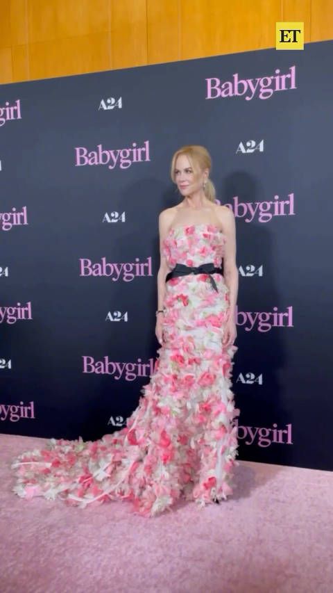 Nicole Kidman 出席电影 洛杉矶首映礼,礼服来自 Balenciaga 特别定制