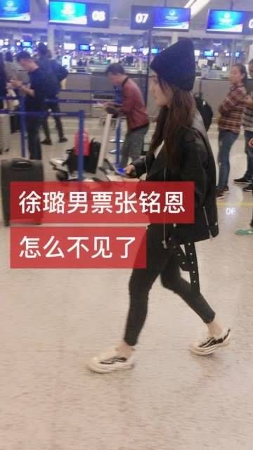 徐璐和张铭恩没同乘一架飞机?