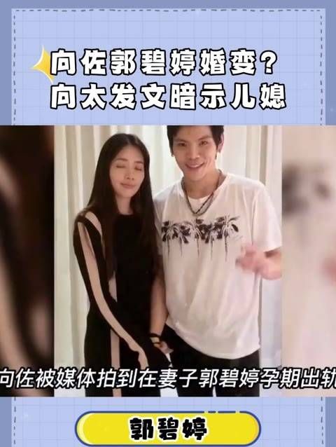 向太发文暗示儿媳:太过聪明会累 婚变传闻引发关注