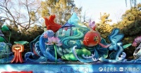 “林泉渡水”灯组初现形态，绽放济南泉韵魅力