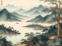 富春山居图：山水间的艺术瑰宝与生命哲学赏析