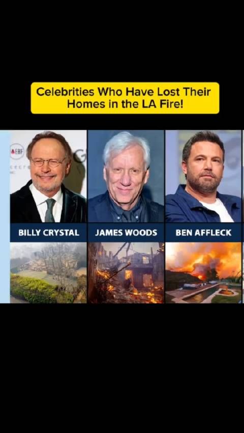 众多明星名人在洛杉矶大火中失去豪宅