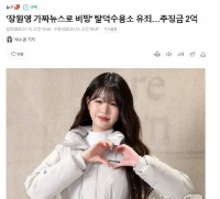 脱粉收容所因造谣张元英被罚款2亿韩元！经营者A某被判2年有期徒刑