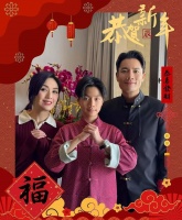 杨千嬅晒一家三口新年合照 12岁儿子跟爸爸如复制粘贴