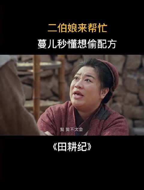 二伯娘来帮忙,蔓儿秒懂想偷配方