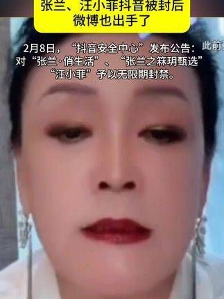 张兰、汪小菲在被封之后,微博也采取了行动
