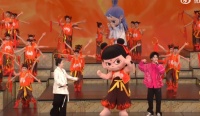 哪吒敖丙登上央视元宵晚会 和大张伟一起表演歌舞