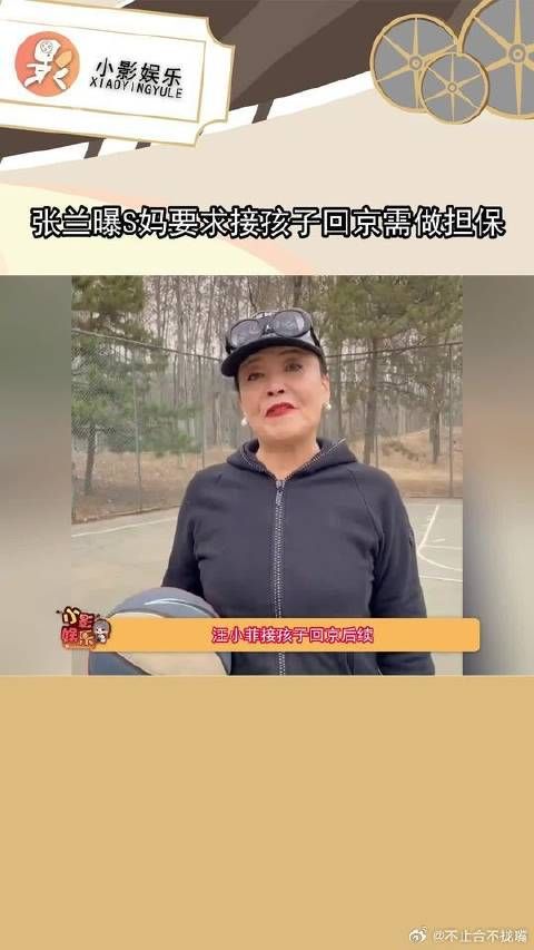 张兰曝S妈要求接孩子回京需做担保 这是怕他们把孩子带回京之后不送回去吧