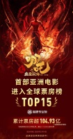 《哪吒2》总票房超104.93亿！成为首部进入全球票房榜前15的亚洲电影