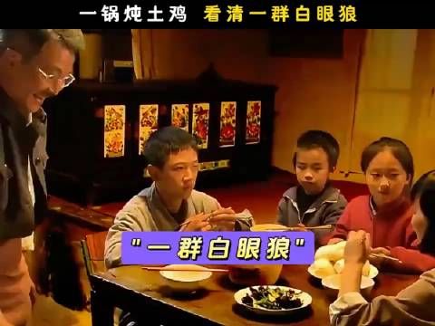 养父省吃俭用给孩子们顿了一锅鸡,结果看清了这一家人