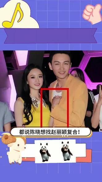 都说陈晓想和赵丽颖重修旧好,但我认为这不可能,他的爱太无力了…