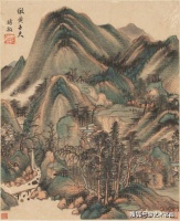 王时敏的《山水十开》作品欣赏