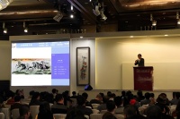 廖先荣的国画作品《八骏图》在香港佳士得拍得120万高价